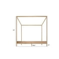 thumbnail image 2 of HomeStock Naturally Nice King Size Bed with Raised Platform, 2 of 9