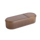 thumbnail image 1 of Clear Plastic Desktop Cable Organizer Portable Cable Storage Box For Usb Cables Data CablesBrown, 1 of 2