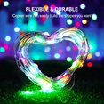 thumbnail image 5 of 2 Pack Fairy Lights,120LED 43ft 8 Modes String Lights Battery Operated,Indoor/Outdoor with Remote Timer for Bedroom,Party,Wedding,Christmas Decorations(Multi-Coloured), 5 of 5