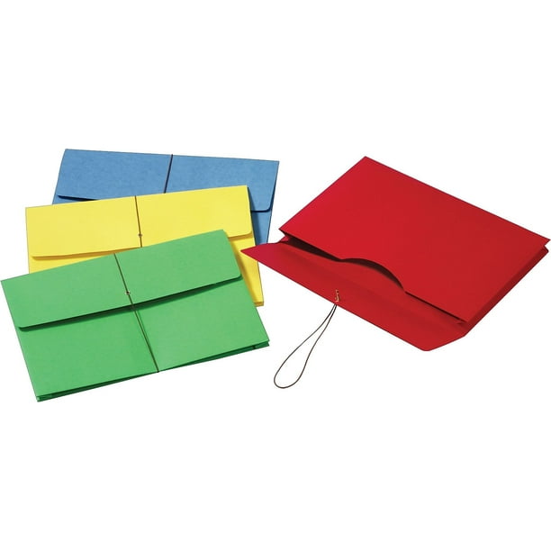 GlobeWeis Pendaflex Colored Expanding Wallets w/Elastic 245ASST