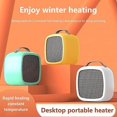 thumbnail image 3 of Space heater, compact battery-powered mini electric fan for winter, 3 of 4