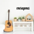 thumbnail image 2 of Courageous - Beautiful Solid Steel Home Decor Decorative Accent Metal Art Wall Sign, 2 of 3