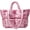 Pink, variant on Kukuzhu Puffer Tote Bag, Soft Puffy Bags for Women Light Winter Down Cotton Padded Quilted Tote Bag Shoulder Handbag Purse