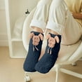 thumbnail image 2 of Oksale Non Slip Fuzzy Socks for Women Thermal Warm Winter Socks Cute Trendy Socks for Christmas Gifts Navy Free Size, 2 of 6