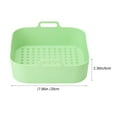 thumbnail image 2 of Miangastore Doublure de Cuisson Antiadhésive Verte Silicone Protège Friteuse à Air Chaud 1Pcs, 2 of 8