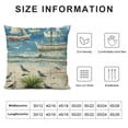 thumbnail image 5 of YINGXI Summer Beach Life Throw Pillow Covers Relax Nautical Ocean Sea Coastal Outdoor Decorations Decorative Throw Pillows Cases for Beach House Bed Living Room Couch Sofa Decor 22x22in, 5 of 5