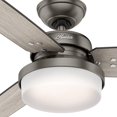 thumbnail image 2 of Hunter Sentinelle 52" Plafond Intérieur Fan W / LED Lumière et à Distance, Ardoise Brossée, 2 of 4