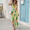 thumbnail image 6 of Lunarable Pineapple Sleeveless Dress Woman Fashion Long Dresses Women's Summer Suit Dress 2025, 6 of 7