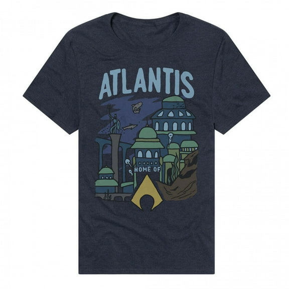 Aquaman Atlantis City Skyline T-Shirt-Small