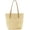 Beige, variant on Kukuzhu Women Hand-Woven Soft Tote Bag Summer Trendy Large Straw Beach Shoulder Bag