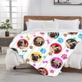 thumbnail image 5 of Yibo Colorful Animals Blanket Flannel Soft and Comfortable Anti-static Bed Sofa Blanket, 5 of 7