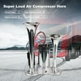 12V Modification For Motorcycle Truck 600dB Dual Trumpets With Air
