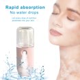 thumbnail image 4 of Yuarrent Humidificador rociador de niebla facial, vaporizador de 30ml para viajes en el hogar, atomizador de 5V, nebulizador hidratante, herramienta para Humidificadores Rosa claro Yuarrent HA028236-06B, 4 of 6
