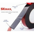 thumbnail image 3 of SKmax SUPER-X tape 3/4"X108' double sided acrylic foam Tape automotive mounting, 3 of 4