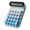 gradient blue, variant on Fashionable Mechanical Key Calculator Multiple Color Option ABS Materials Comfort Typing Experience Shock Resistant for Work Environments