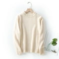 thumbnail image 3 of cocolona Sweater for Kids, Childrens Fall Winter Thickening Warm Long Sleeve Shirts Pullover Tops Half High Collar Sweater for Girls 2-14 Years, 3 of 6
