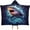 Color 4, variant on Shark Wearable Blanket Fleece Hooded Robe Cloak Throw Quilt Poncho Microfiber Sherpa Plush Warm Wrap for Kids Adults