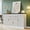 White, variant on Aitjunz 58" Modern Sideboard, Fluted Buffet Cabinet with Storage, 2 Drawers and 4 Doors, Kitchen Buffet Cabinet with Adjustable Shelves for Dining Room, Living Room, Gray