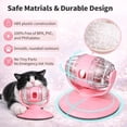 thumbnail image 4 of Cat Treat Dispenser Toy, Slow Feeder for Dry Food & Treats, Interactive Rotating Barrel Cat Toys for Indoor Cats &Puppies, Kitten Enrichment Funny Toy(Pink), 4 of 6