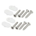 thumbnail image 3 of Unique Bargains Alliage d'Aluminium Fermeture de Fenêtre Poignée Poignée Poignée Main Droite Blanc 2pcs, 3 of 6