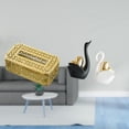 thumbnail image 2 of Caja de pañuelos,Dispensador de pañuelos para baño,estatua de cisne,Estatuas y figuras de cisnes de cerámica modernas Esculturas,Escultura de animales Decoración centro de mesa, 2 of 7