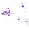 thumbnail image 2 of Cake Topper Pargleev Glittery 13, cumpleaños oficial de adolescente, 2 of 9