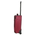 thumbnail image 3 of Protege Pilot Carry On 18" Softside 2 Wheel Luggage for Travel, Merlot, 3 of 16