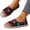 Purple, variant on Open Toe Slip On Mule Sandals, Colorful Jack O Lantern Print Footwear, Women Colorful Pumpkin Halloween Espadrille Slide Sandals Open Toe Slip On Summer Fall Casual Mules, Purple 5.5