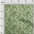 thumbnail image 2 of oneOone Cotton Poplin Light Green Fabric Jacobean Floral Diy Clothing Quilting Fabric Print Fabric By Yard 42 Inch Wide, 2 of 4