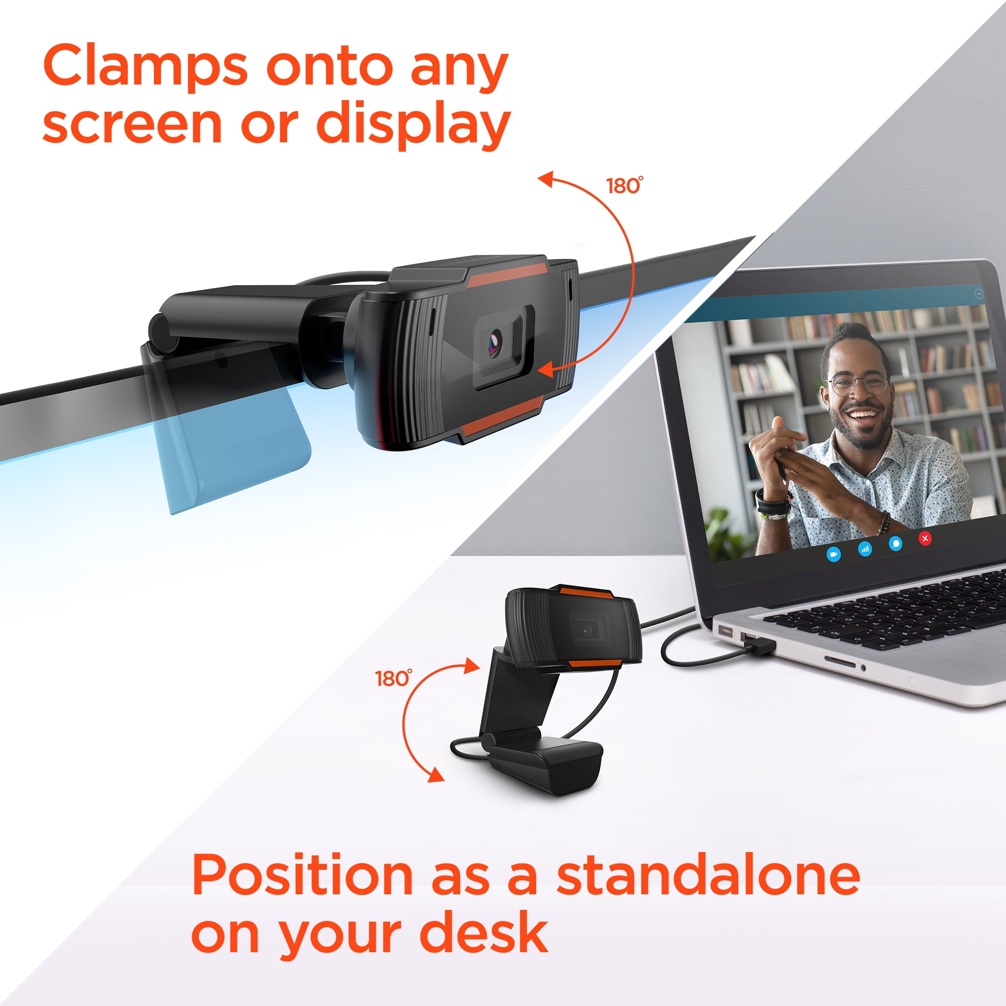 HyperGear  HyperStream 1080P Webcam, Black