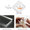thumbnail image 3 of 4Pcs Challenge Coin Display Frame, 3D Floating Display Case Stand Holder, Medallion Medal Specimen Military Coin Clear Box, 3 of 5