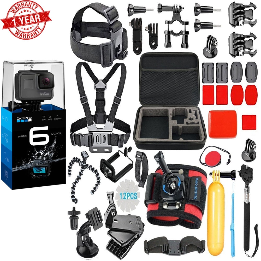 GoPro HERO6 Black W/ Accessory Bundle Set Walmart Canada