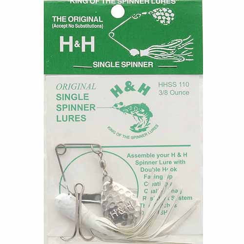 H&H Lure Company Original Spinner Bait Single Blade, 3/8 oz Walmart