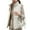 White, variant on Uaswgudfs ​Sleeveless Quilted Vest: Women's Autumn Zip-Front High Collar Coat with Side Ties & Pockets - Fitted Silhouette​