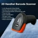 thumbnail image 2 of Escáner de Código de Barras 2D Portátil, Inalámbrico, Bluetooth, 2,4 G, Lector de Códigos QR 1D y 2D con Cable., 2 of 8