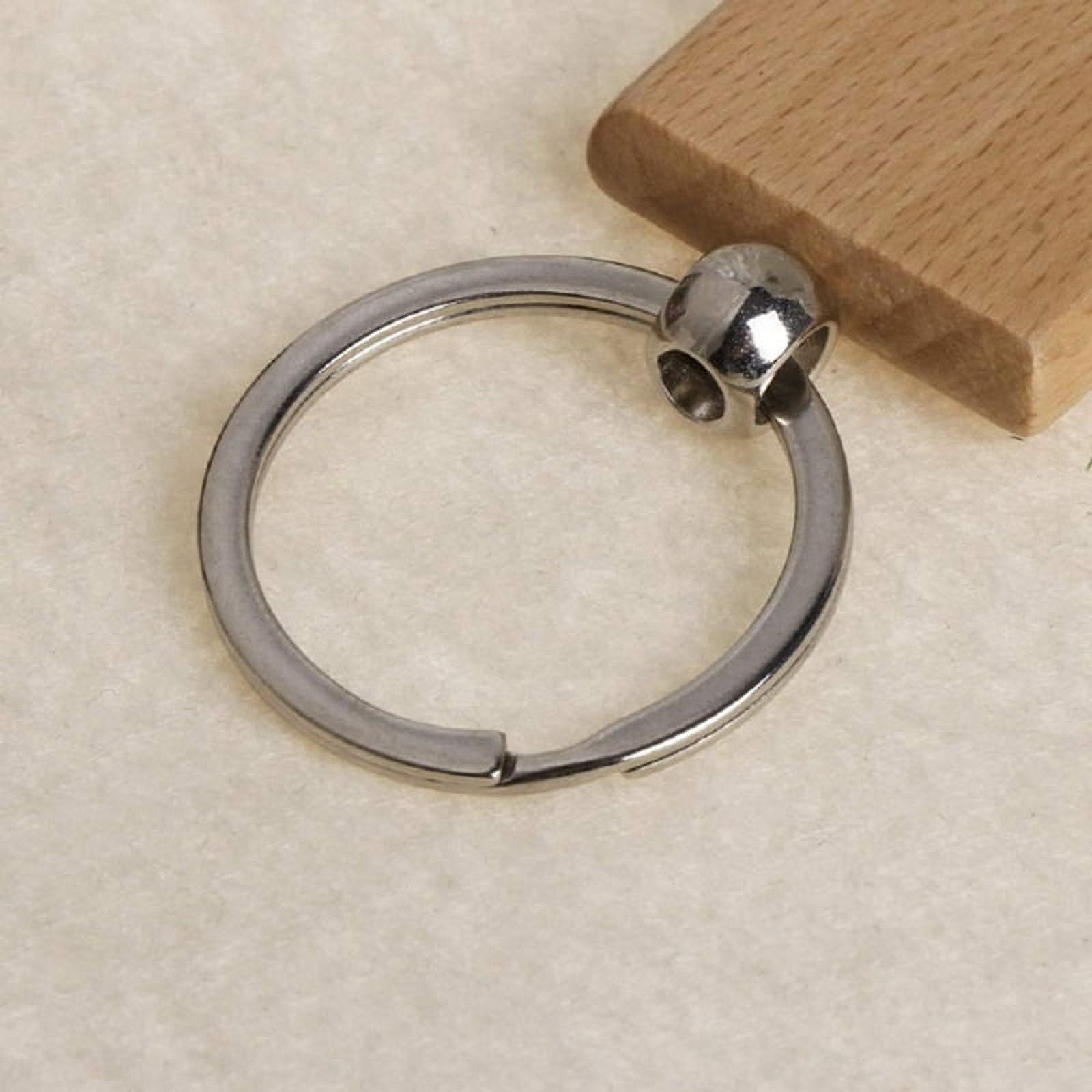 80 Pcs Blank Wooden Keychain Rectangular Engraving Key DIY Wood Keychains Key Tags Can Engrave DIY Gifts,80 x Keychain,as shown