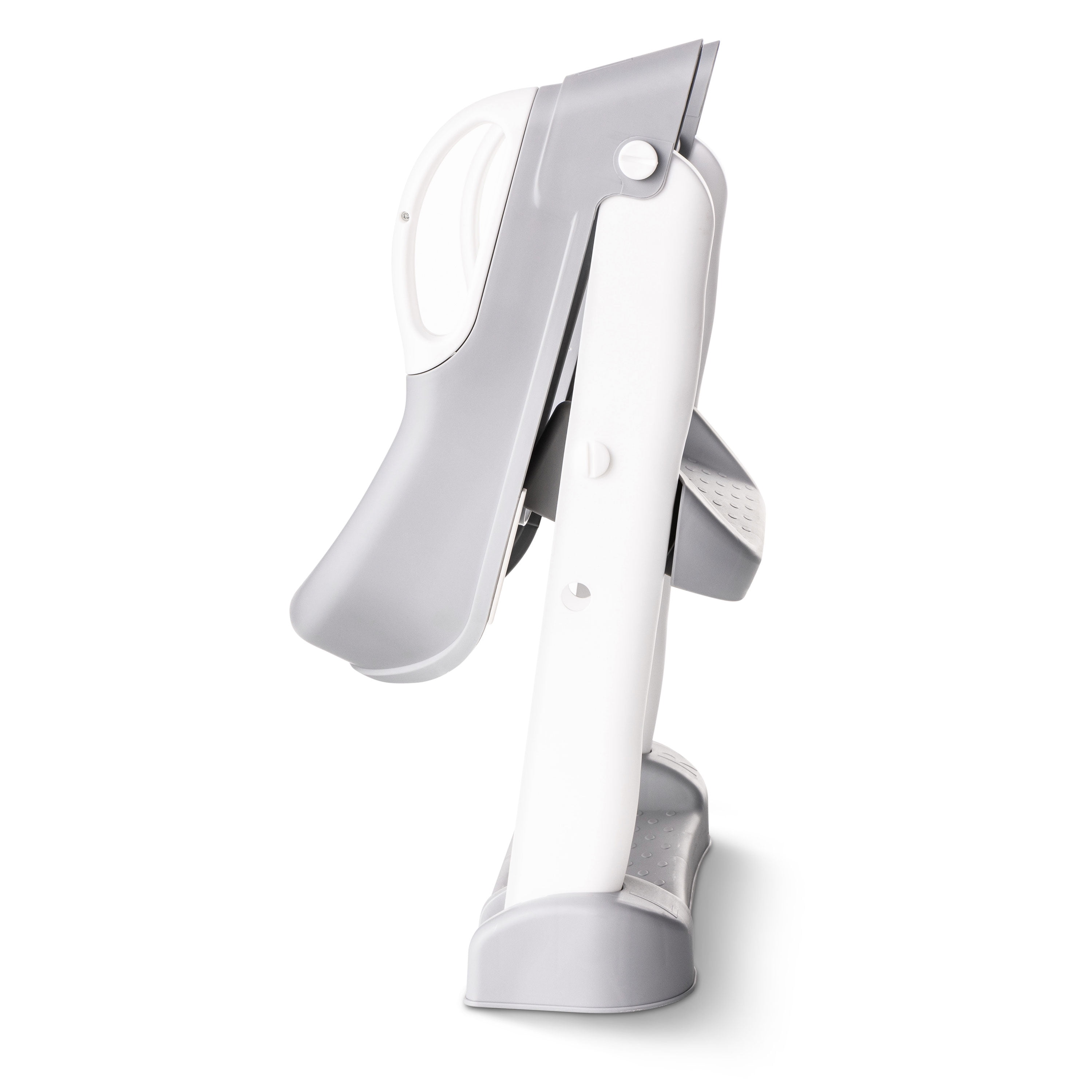 Regalo Toddler Potty Trainer Seat with Steps & Handles, Padded Contoured Seat, White/Gray, Ages 2–5