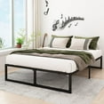 thumbnail image 6 of Lutown-Teen 14 inch California King Bed Frames No Box Spring Needed Heavy Duty Metal Cal King Platform for Mattress Foundation, Noise Free, Easy Assembly, Black, 6 of 6