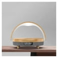 thumbnail image 6 of 5 In 1 Bluetooth-Compatible5.0 Wood Grain Speaker 10W Wireless Fast Chargers Stand LED Lamp Alarm Clock ,Quality Sound, 6 of 7