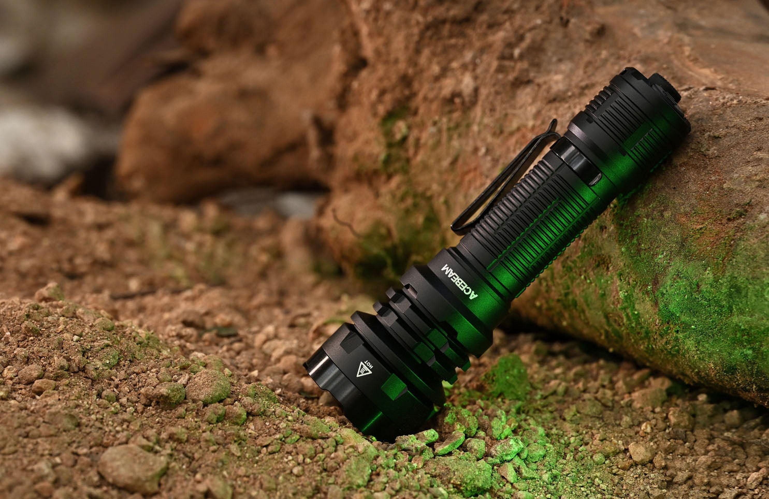 Acebeam Defender P17 LED Flashlight, Li-Ion Battery, 4900 Lumen, Black, 147x41x26mm