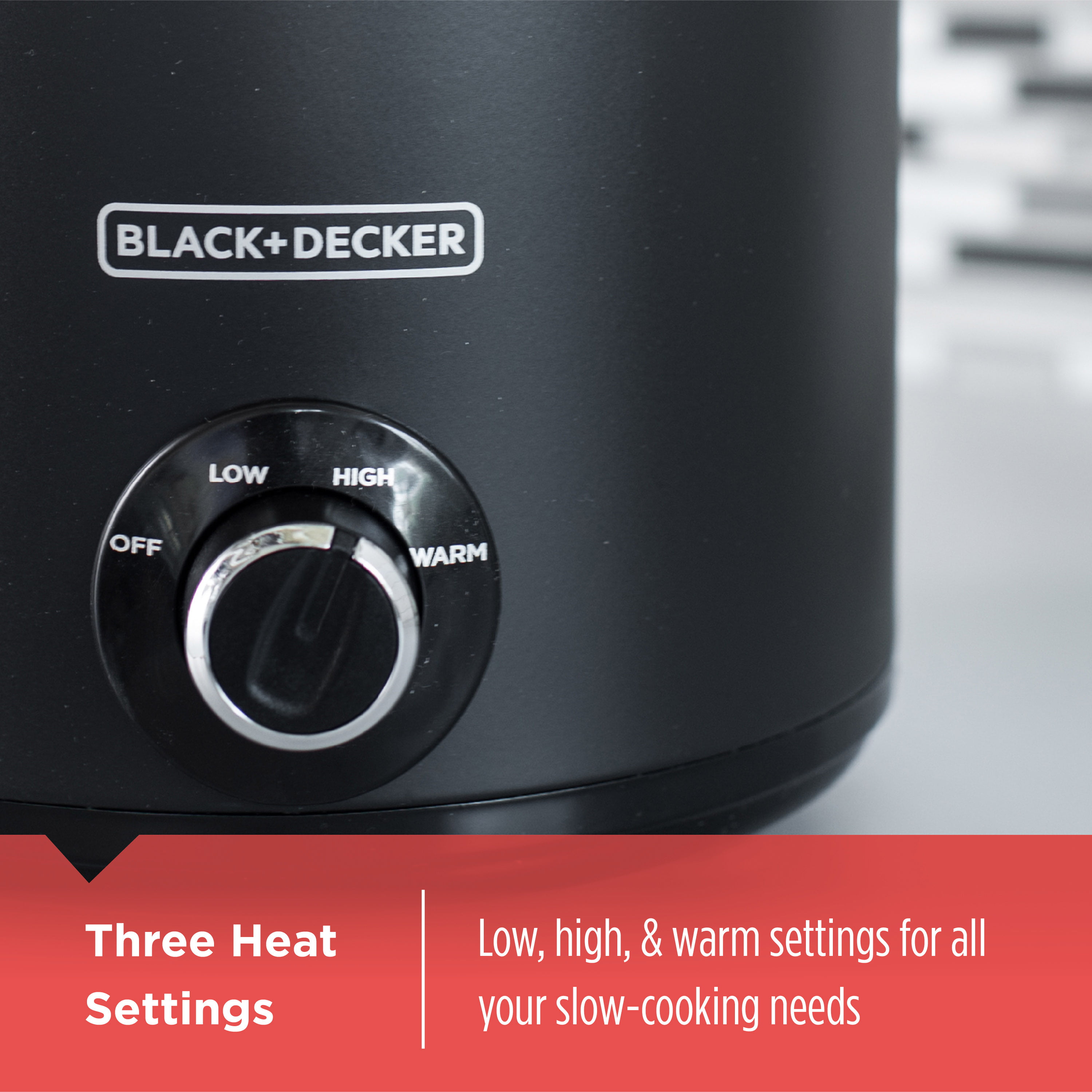 Black & Decker Slow Cooker Matte Black Model SC4004D