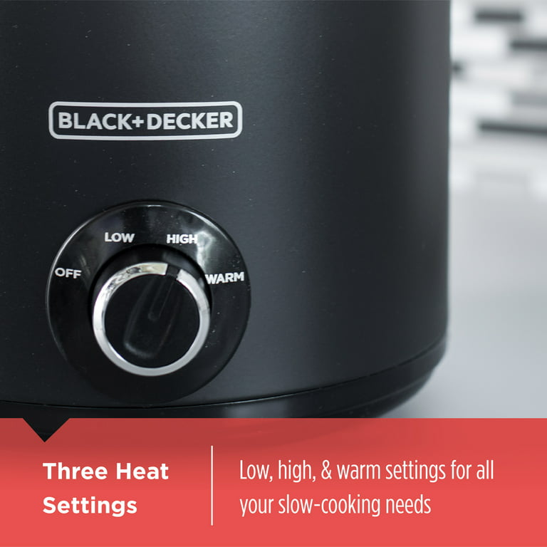 Black + Decker 7-Quart Slow Cooker with Chalkboard Surface