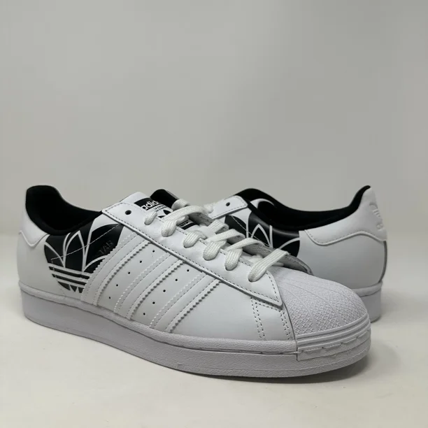 Size 8- Ad-id-as Superstar “White Black Trefoil” 2020 W/Box - FY2824