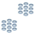 thumbnail image 1 of relayinert DOUBLE EAR CLIPS ,O CLAMP ,ZINC ,10 PACK PLATED STEEL 23 or 27mm 2Set, 1 of 6
