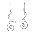 thumbnail image 2 of Intricate Abstract Swirls Sterling Silver .925 Dangle Fish Earrings | Earrings for Women | Sterling Silver Earrings | Dangle Earrings For Women, 2 of 5