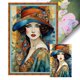 thumbnail image 1 of Kit Punto Cruz Vintage para Mujer Hilo Algodón Ecológico Bordado 11CT 50x75cm, 1 of 9