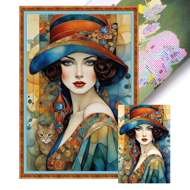 Hilo Algodón Ecológico Bordado 11CT 3 Hebras 50x75cm Wdftyju
