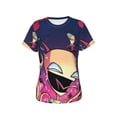 thumbnail image 5 of Invader Zim Gir Women's T Shirts Round Neck Short-Sleeve Soft T-Shirt Summer Casual Tee Tops 3D Printing Tee Shirt, 5 of 6