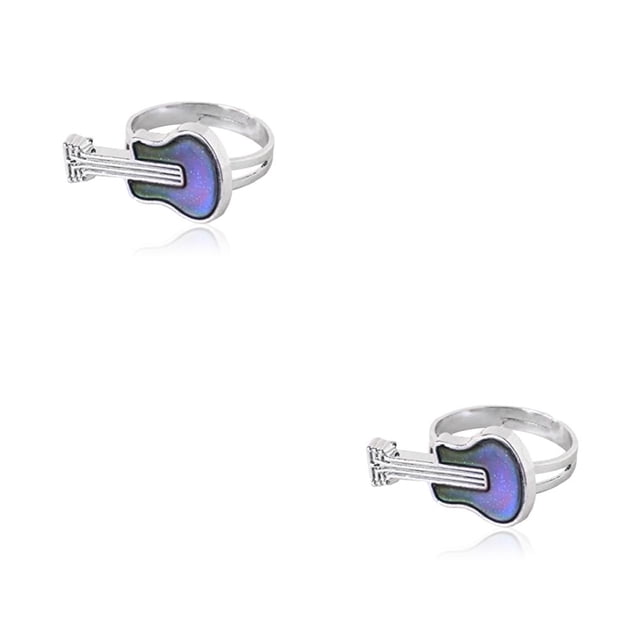Anillos de humor Qarigey Cambio de color ajustables para dedos