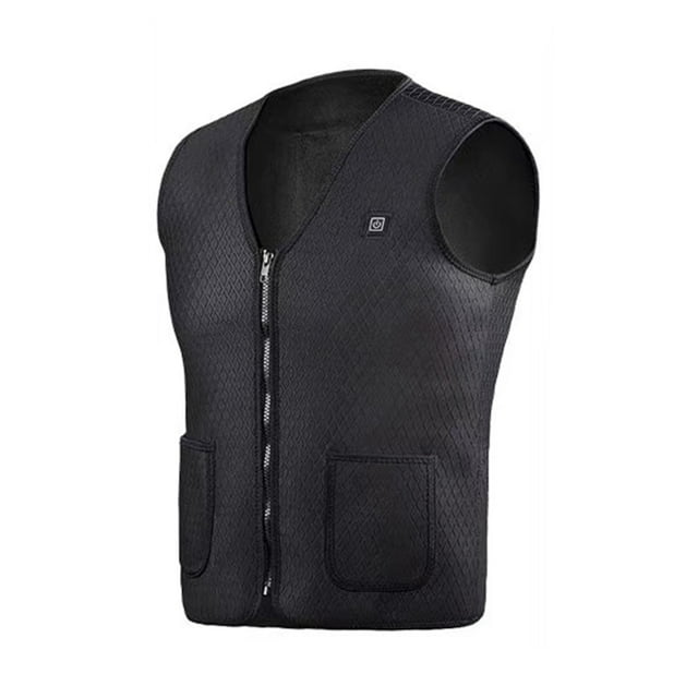 Heating Vest USB Charging Heating Vest Intelligent Electric Heating Vest Heating Clothes Submersible Black M